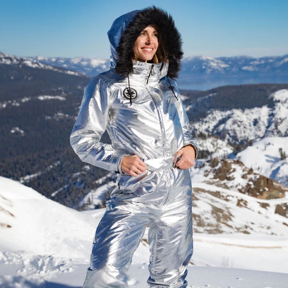 Ski Suit Tipsy Elves - WOMEN'S SILVER BULLET SNOW SUIT